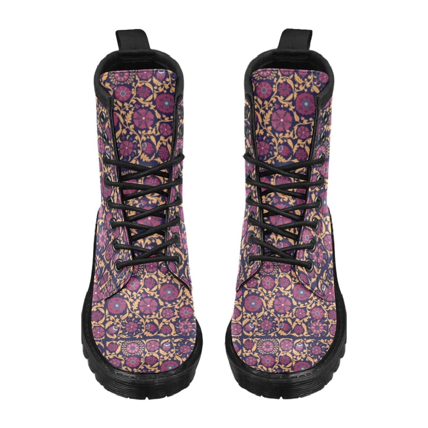 Suzani Print Design LKS303 Women's Boots