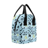 Sea Turtle Pattern Print Design T011 Insulated Lunch Bag