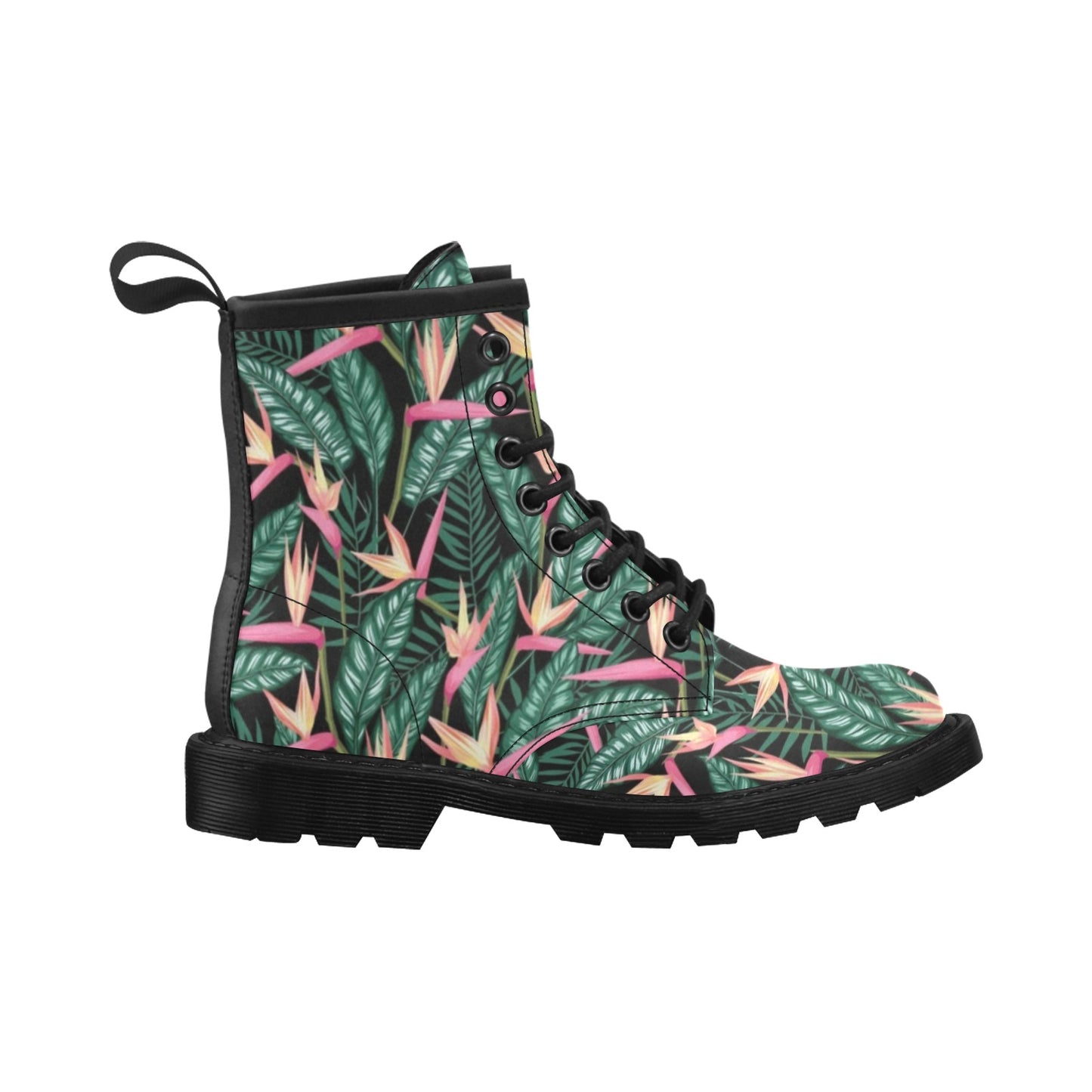 Bird Of Paradise Pattern Print Design BOP03 Women's Boots