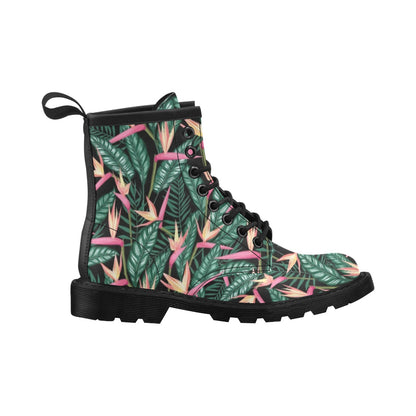 Bird Of Paradise Pattern Print Design BOP03 Women's Boots