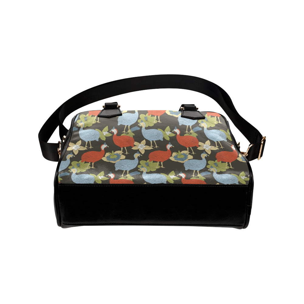 Guinea Fowl Pattern Print Design 02 Shoulder Handbag