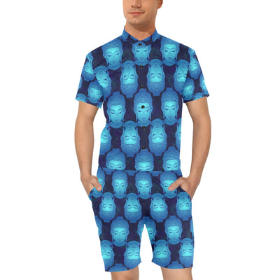 Buddha Head Mandala Men's Romper