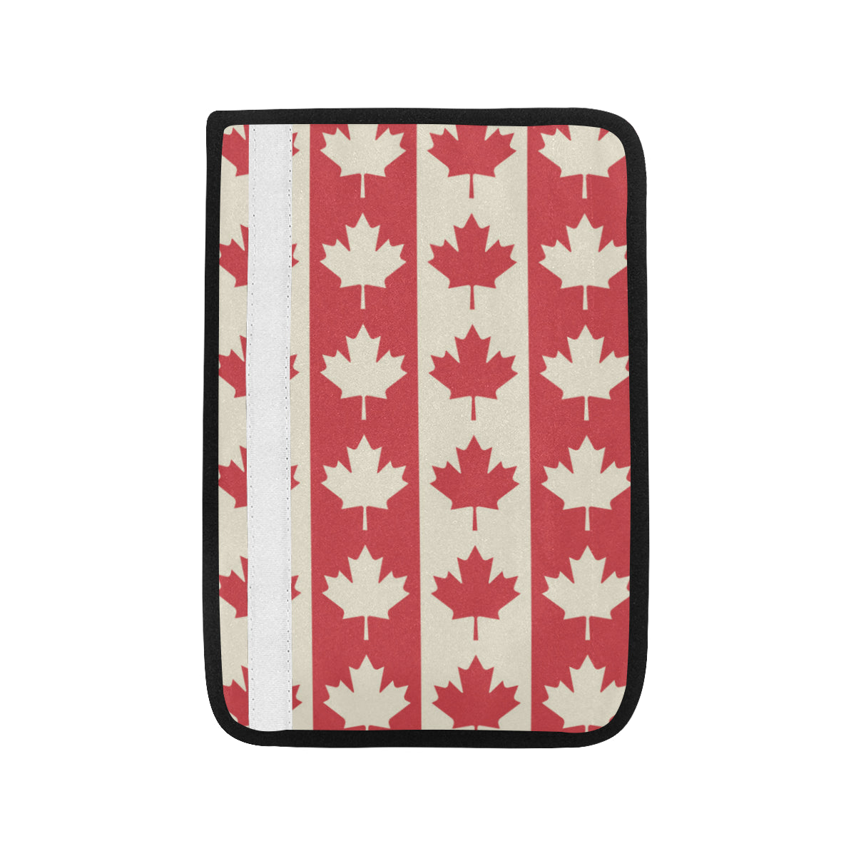 Maple Leaf Pattern Print Design 02 Car Seat Belt Cover