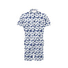 Hibiscus Pattern Print Design HB013 Men's Romper