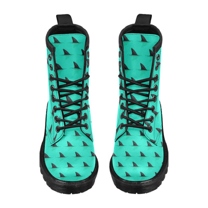 Shark Fin Pattern Women's Boots