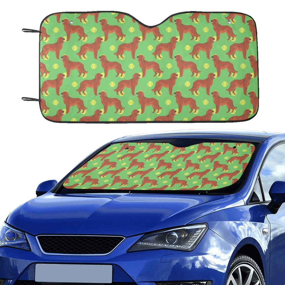 Setters Irish Print Design LKS302 Car front Windshield Sun Shade