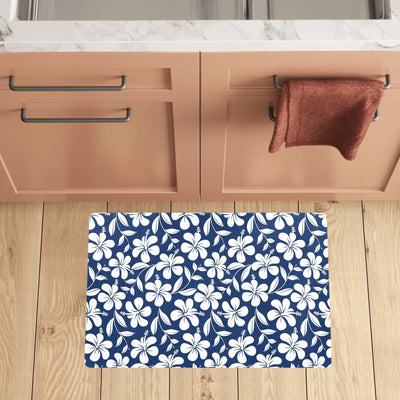 Hibiscus Pattern Print Design HB031 Kitchen Mat