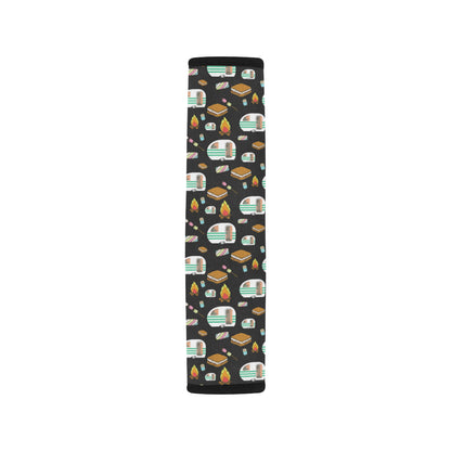 Camper marshmallow Camping Design Print Car Seat Belt Cover