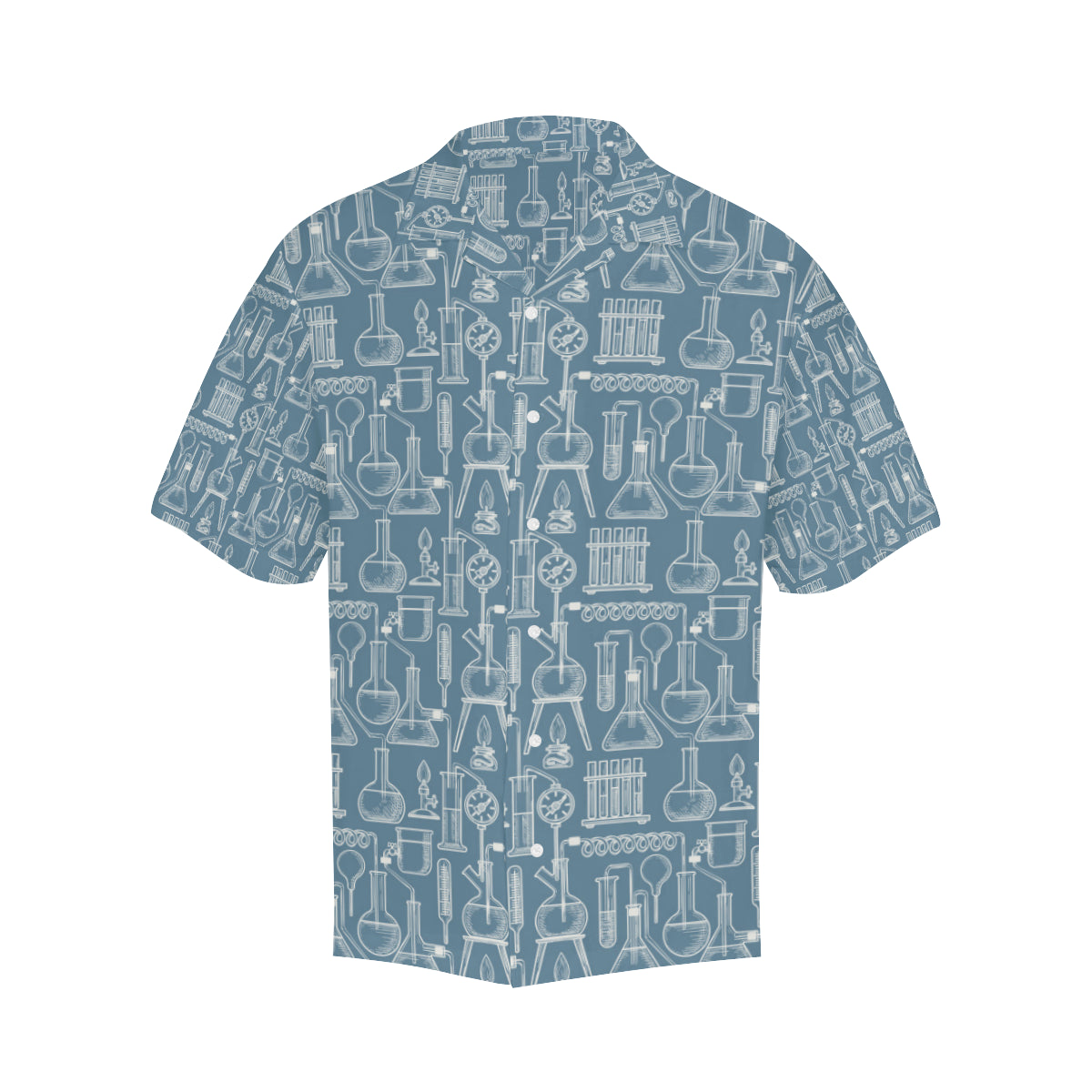 Chemical Pattern Print Design 05 Men's Hawaiian Shirt