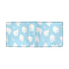 Polar Bear Pattern Print Design PB01 Men's ID Card Wallet