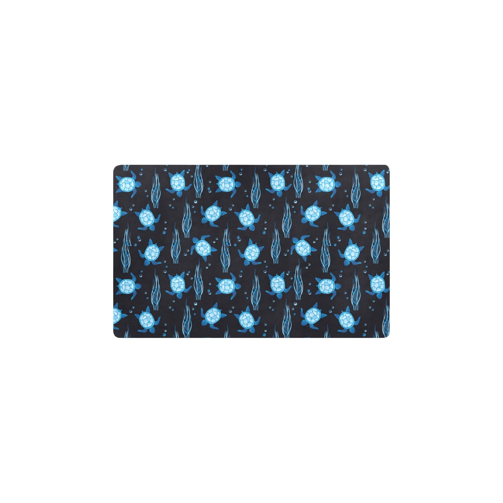 Sea Turtle Print Design LKS3013 Kitchen Mat