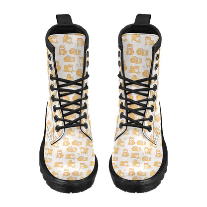 Shiba Inu Print Design LKS308 Women's Boots