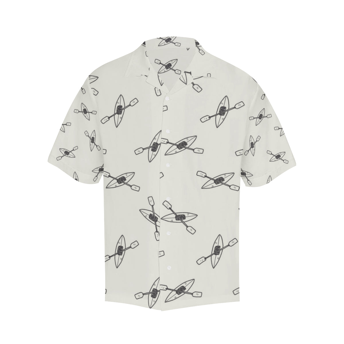 Kayak Pattern Print Design 01 Men's Hawaiian Shirt