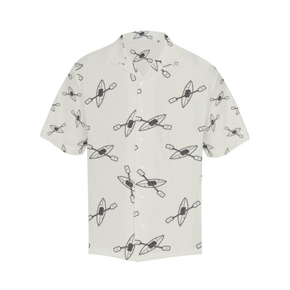 Kayak Pattern Print Design 01 Men's Hawaiian Shirt