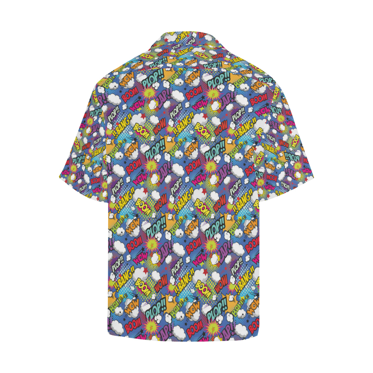 Comic Book Pattern Print Design 02 Men's Hawaiian Shirt