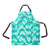 Dolphin Wave Print Apron with Pocket