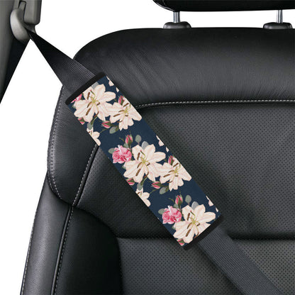 Lily Pattern Print Design LY04 Car Seat Belt Cover