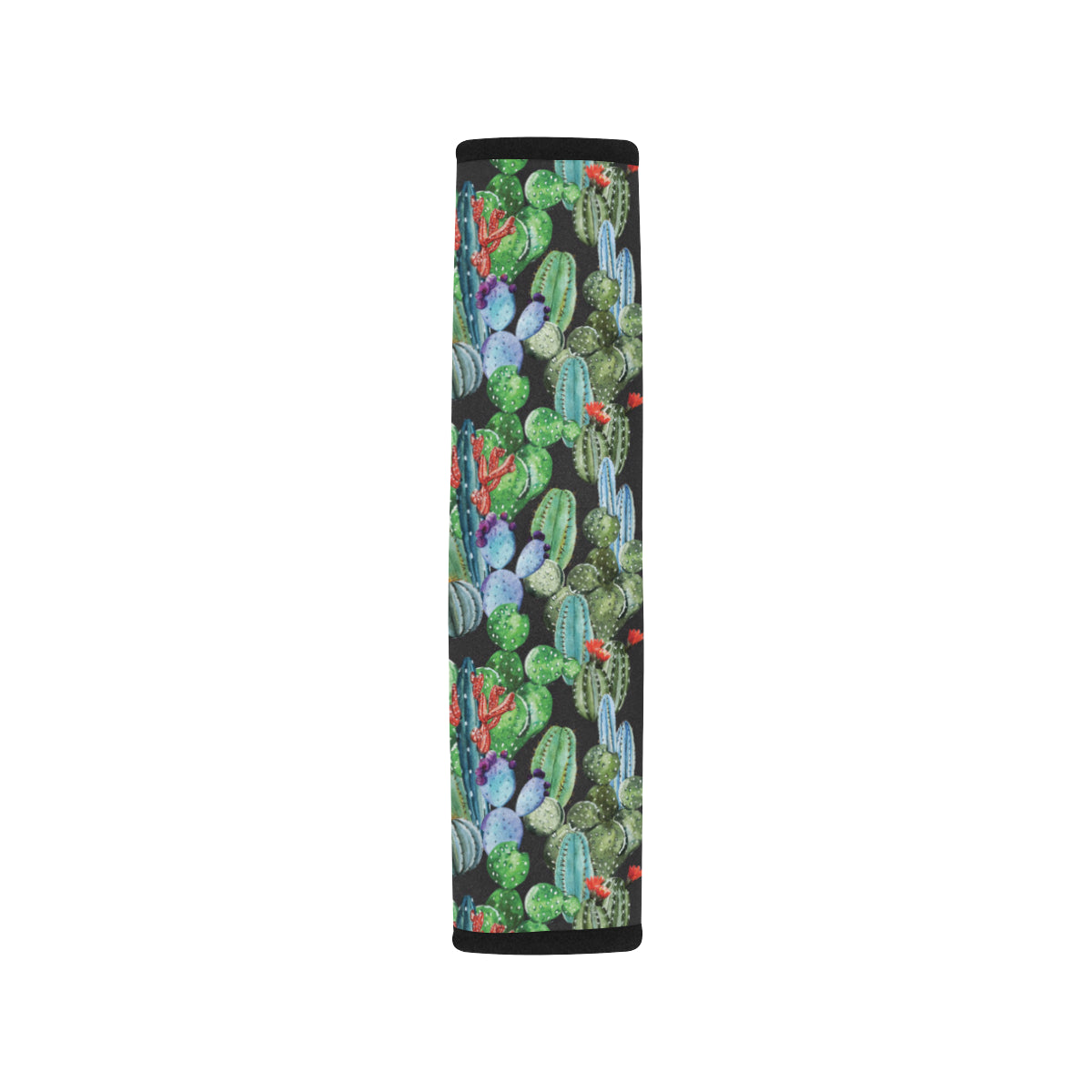 Cactus Watercolor Style Print Car Seat Belt Cover