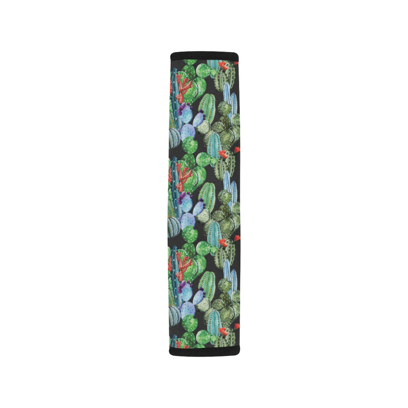 Cactus Watercolor Style Print Car Seat Belt Cover