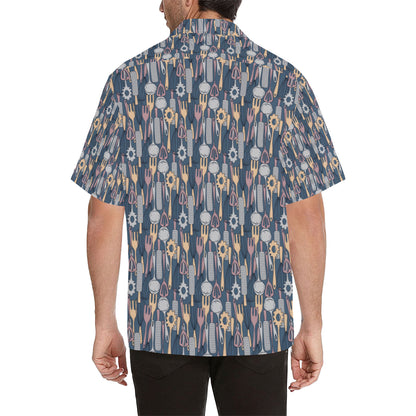 Cooking Kitchen Tools Pattern Print Design 05 Men's Hawaiian Shirt