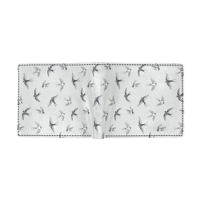 Swallow Bird Pattern Print Design 04 Men's ID Card Wallet