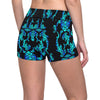 Sea turtle Polynesian Tribal Hawaiian Yoga Shorts