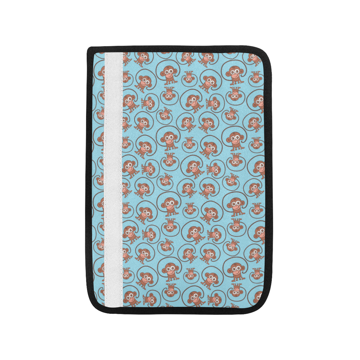 Monkey Cute Design Themed Print Car Seat Belt Cover
