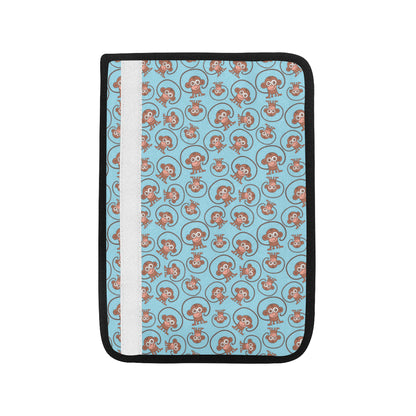 Monkey Cute Design Themed Print Car Seat Belt Cover