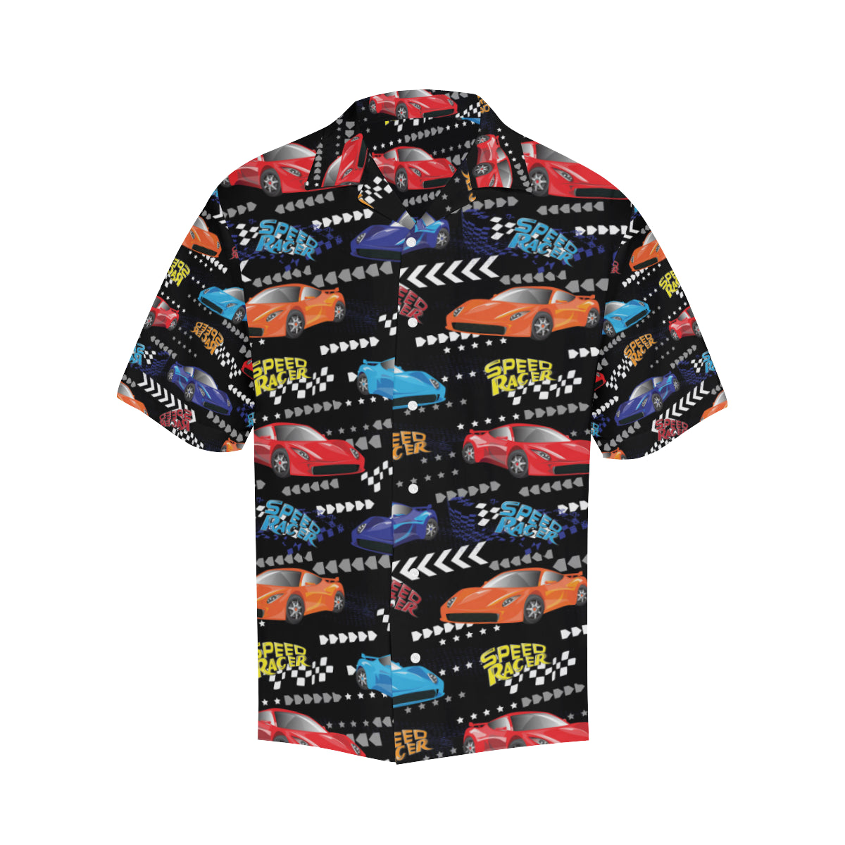 Racing Pattern Print Design A05 Men's Hawaiian Shirt