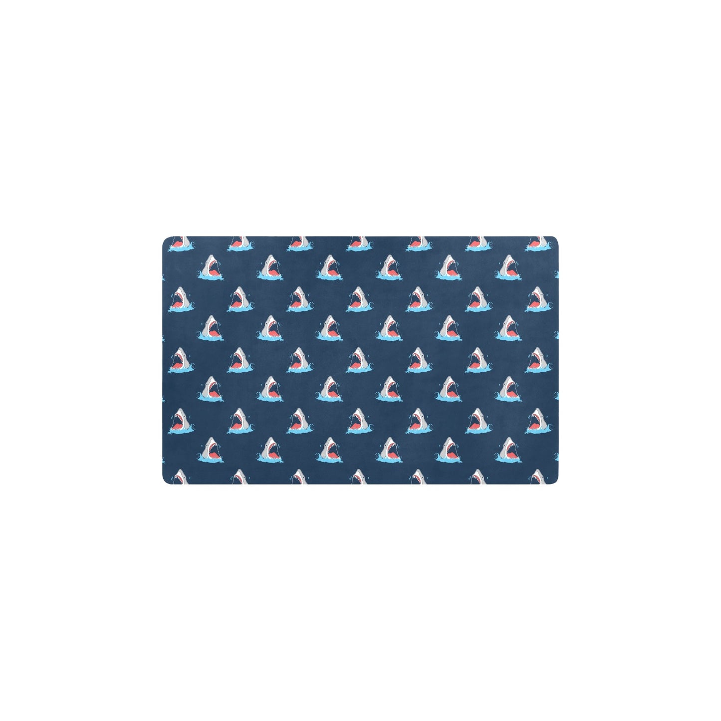 Shark Print Design LKS3010 Kitchen Mat