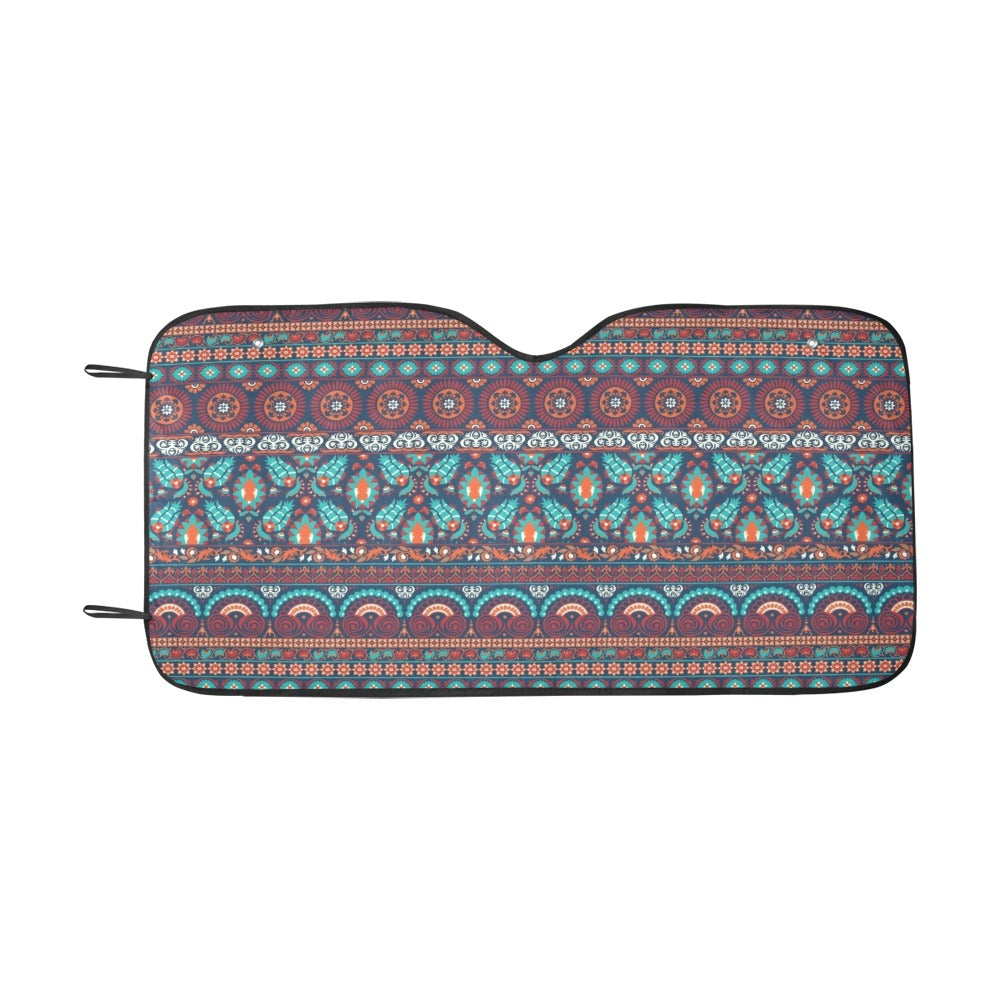 Suzani Print Design LKS302 Car front Windshield Sun Shade