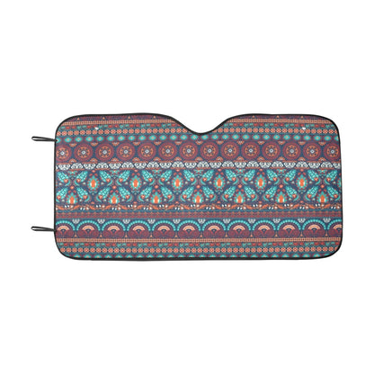 Suzani Print Design LKS302 Car front Windshield Sun Shade
