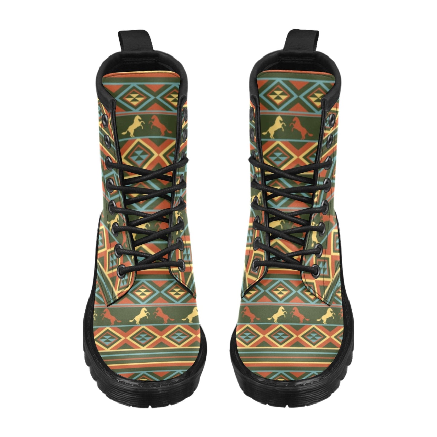 Horse Western Pattern Women's Boots