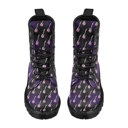 Electric Guitar Print Design LKS405 Women's Boots