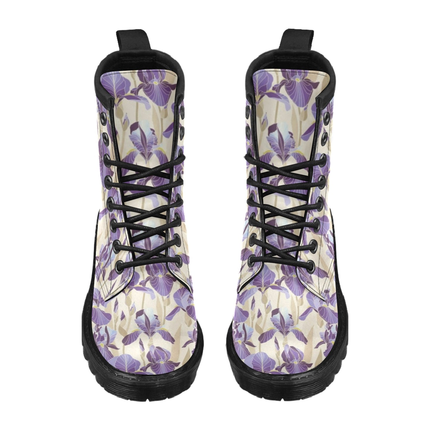 Iris Pattern Print Design IR02 Women's Boots