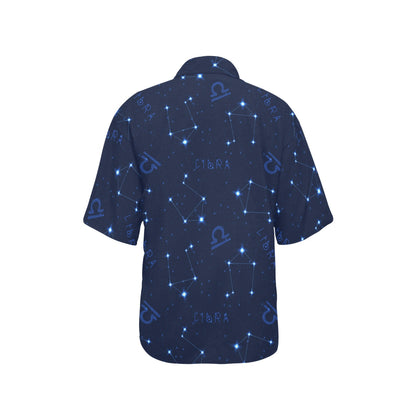 Libra Pattern Print Design 04 Women's Hawaiian Shirt