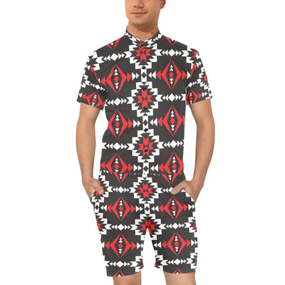 Navajo Pattern Print Design A02 Men's Romper