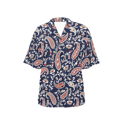 Paisley Pattern Print Design A05 Women's Hawaiian Shirt