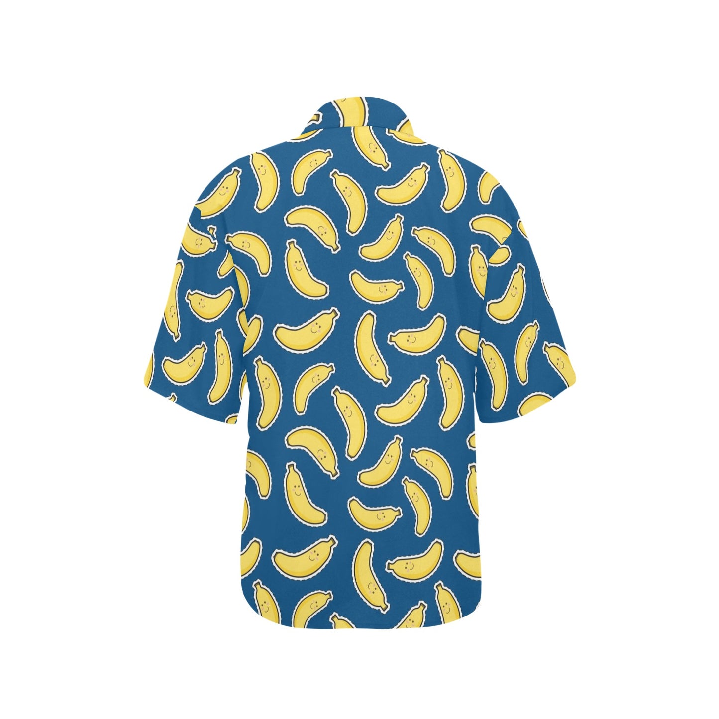 Banana Pattern Print Design BA03 Women's Hawaiian Shirt