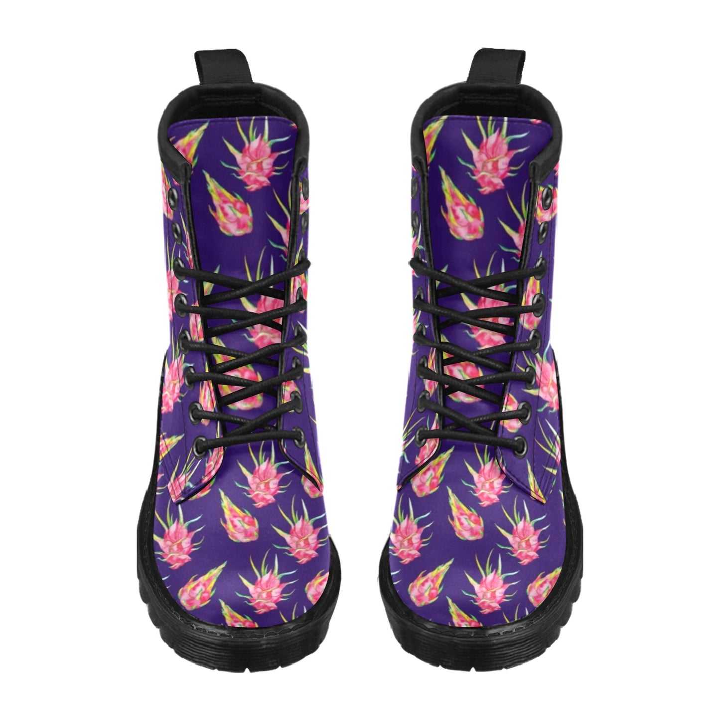 Dragonfruit Pattern Print Design DF02 Women's Boots