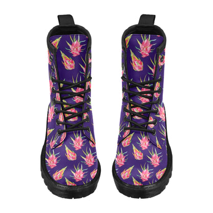 Dragonfruit Pattern Print Design DF02 Women's Boots