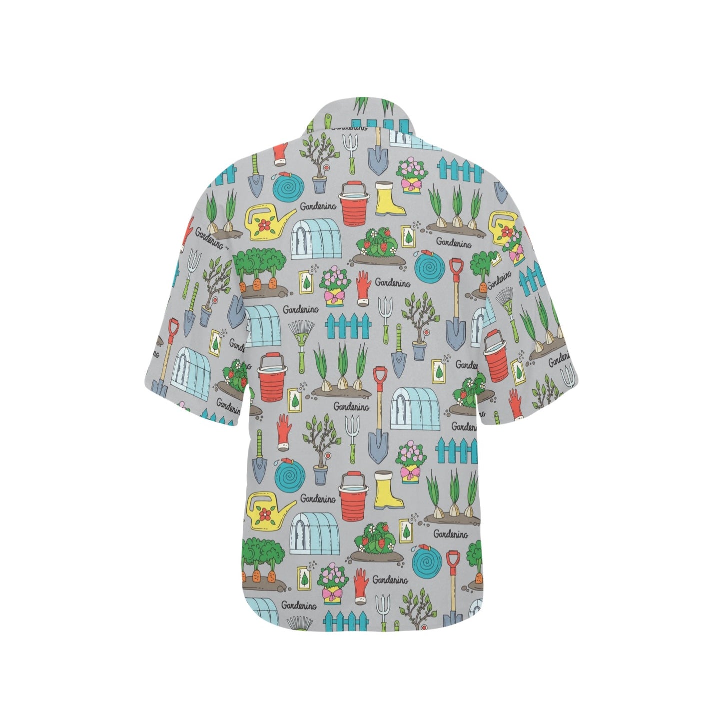 Gardening Pattern Print Design G07 Women's Hawaiian Shirt