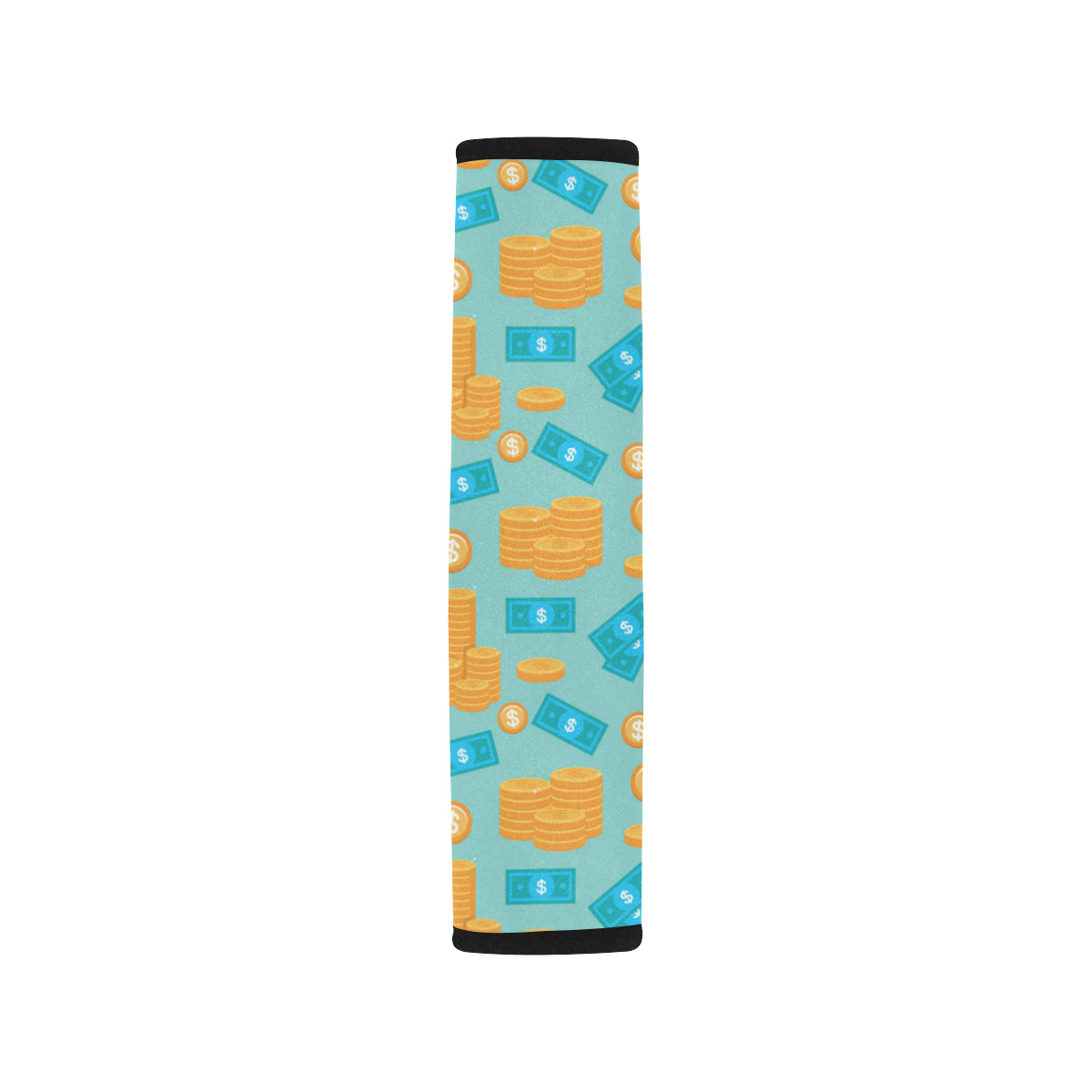 Money Pattern Print Design 03 Car Seat Belt Cover