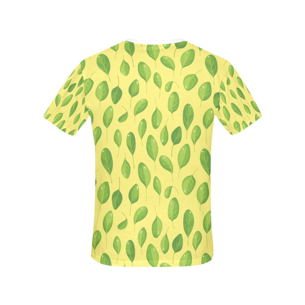 Spinach Print Design LKS302 Women's  T-shirt