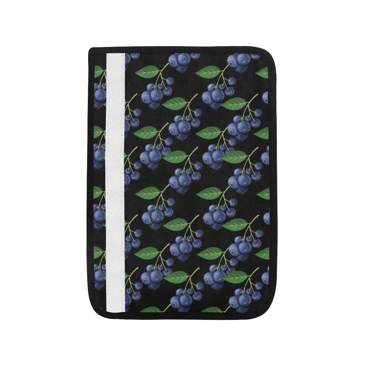 Blueberry Pattern Print Design BB01 Car Seat Belt Cover