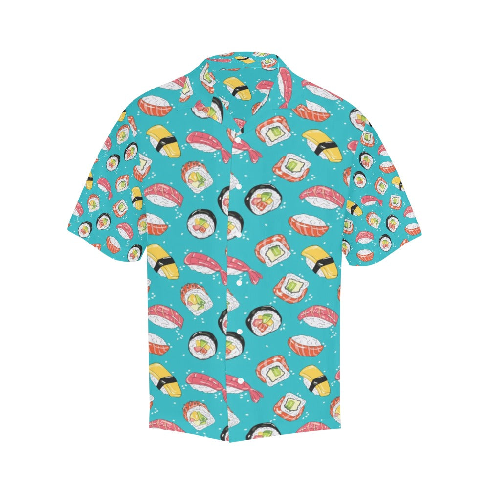 Sushi Print Design LKS305 Men's Hawaiian Shirt