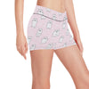 Polar Bear Pattern Print Design PB09 Yoga Shorts