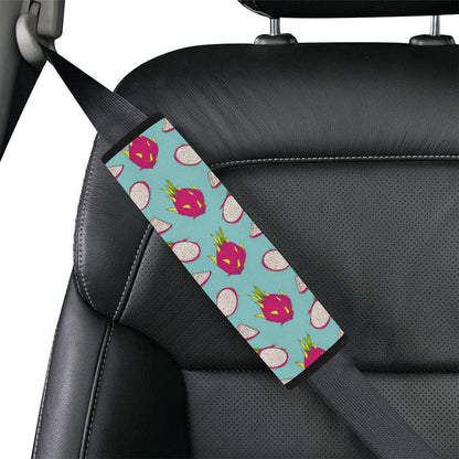 Dragonfruit Pattern Print Design DF01 Car Seat Belt Cover