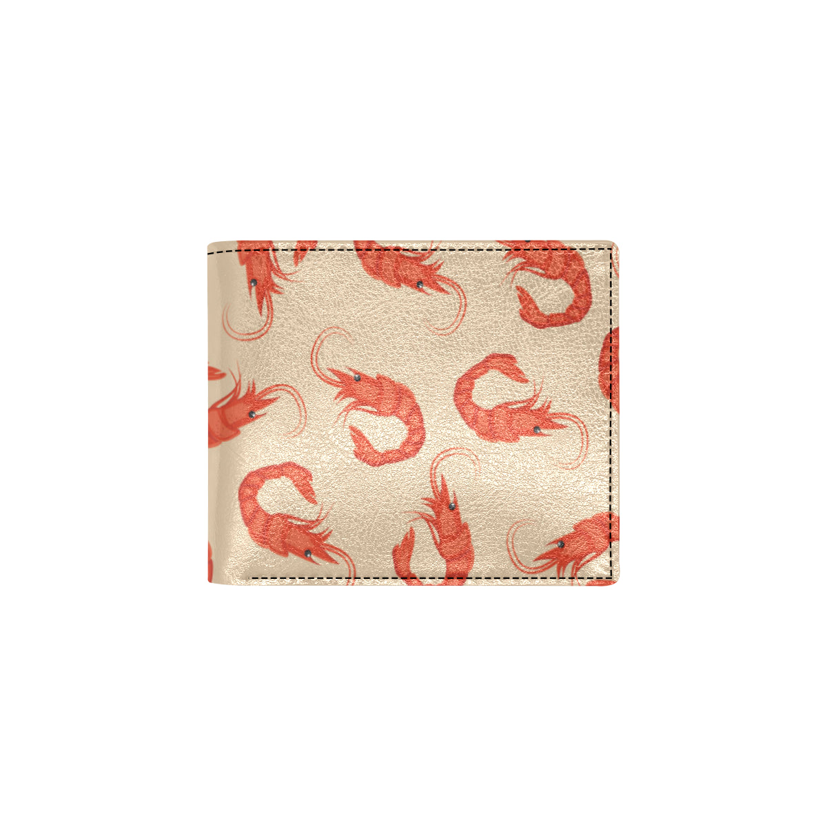 Prawn Pattern Print Design 02 Men's ID Card Wallet