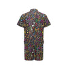 Music note Pattern Print Design A01 Men's Romper